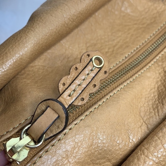 Ellen Tracy leather with pretty leather lace trim - Picture 7 of 12